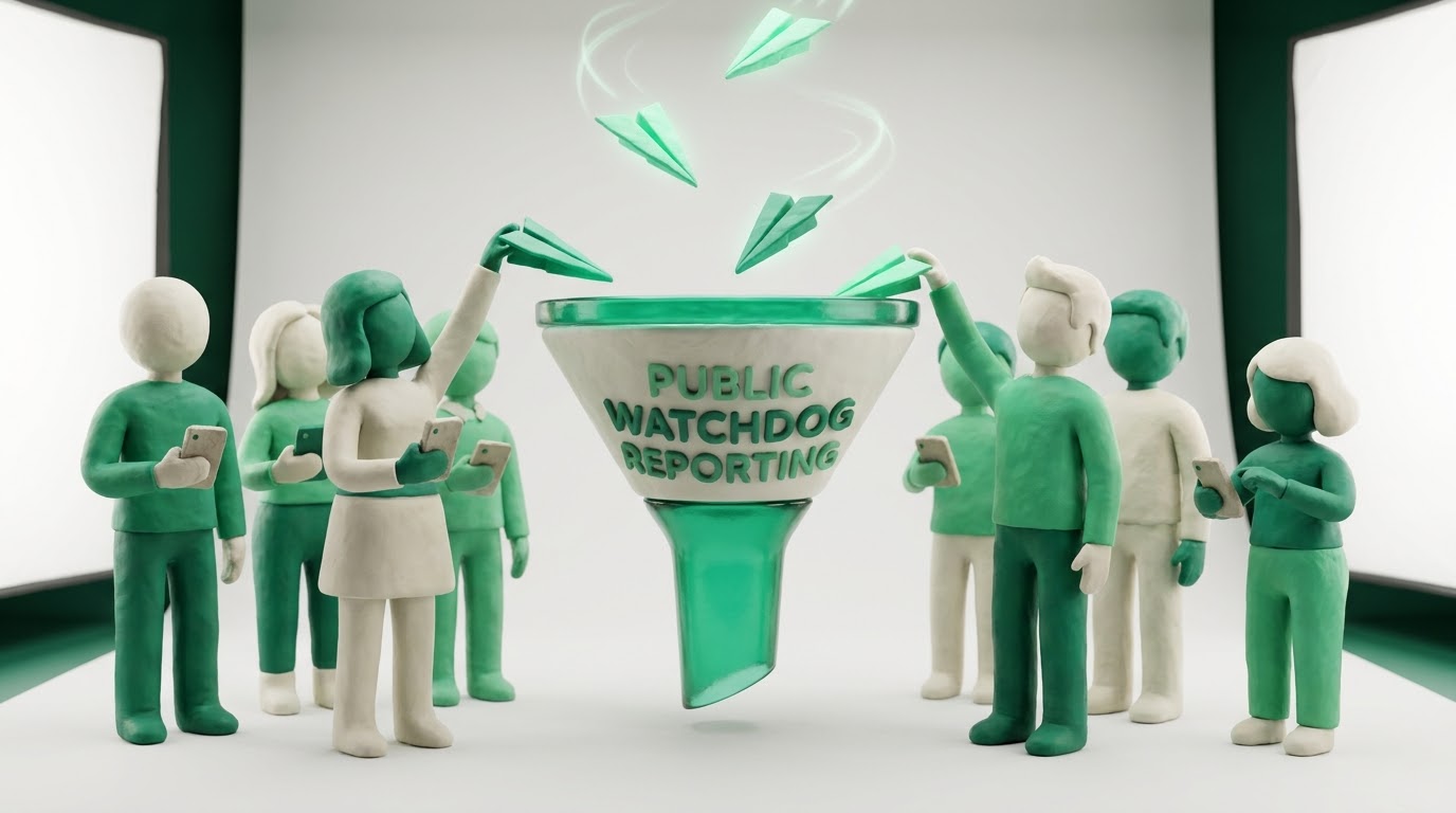 The public watchdog reporting funnel, open to everyone